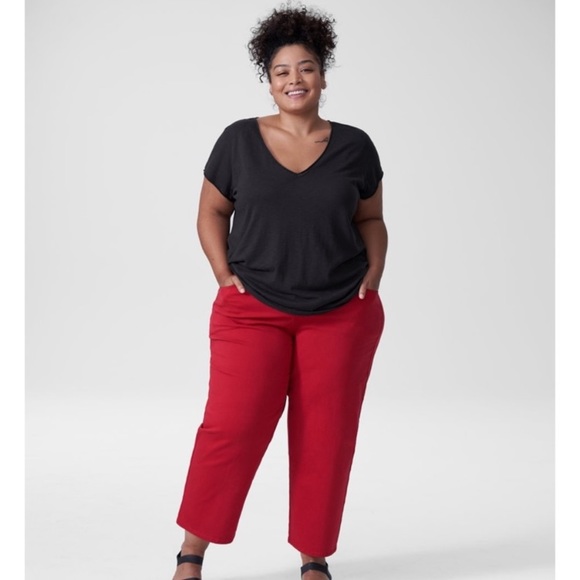 Universal Standard Tops - Universal Standard Isna Raw Edge Tee NWT